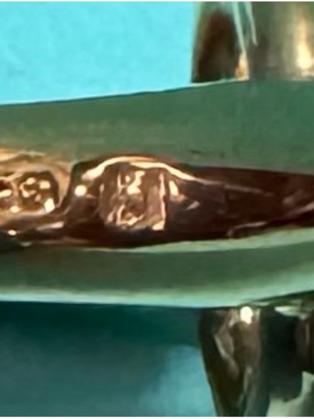 Polished Gold Link Statement Scarf Ring - Gold - Picture 5 of 9